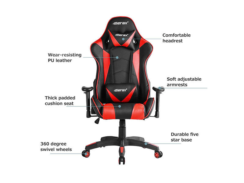 Merax gaming chair features