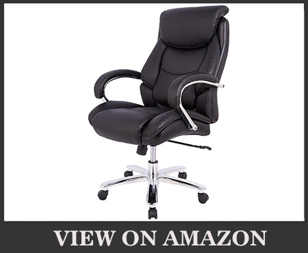 AMAZONBASICS High-Back Executive Computer Desk Chair