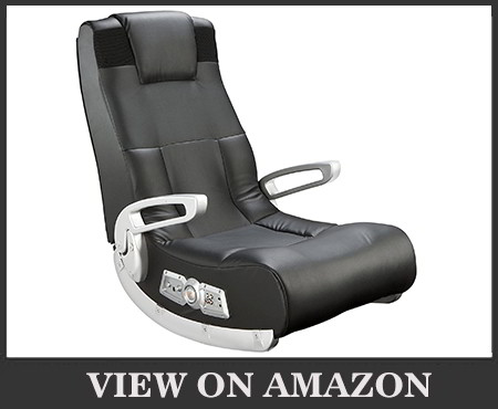 Ace Bayou X Rocker II SE 2.1 Black Leather Floor Video Gaming Chair