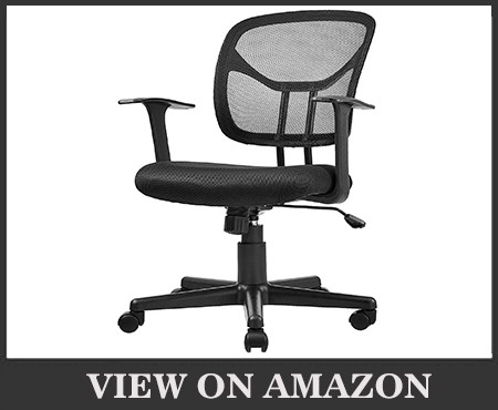 AmazonBasics Mid-Back Desk Office Chair with Armrests
