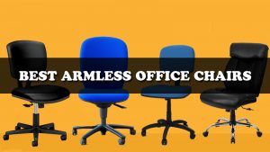 best armless office chairs