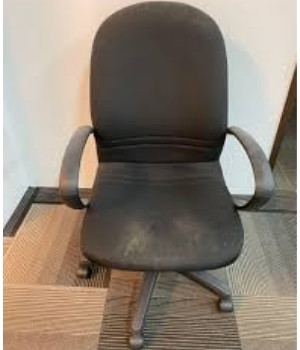 clean dirt office chair