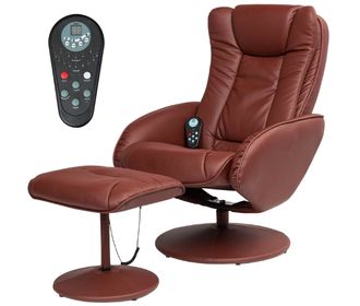 Faux Leather Electric Massage Recliner Chair