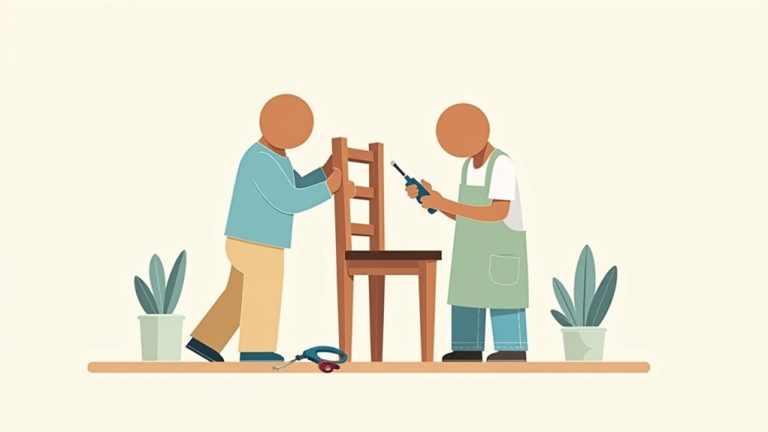 adding armrests to chair