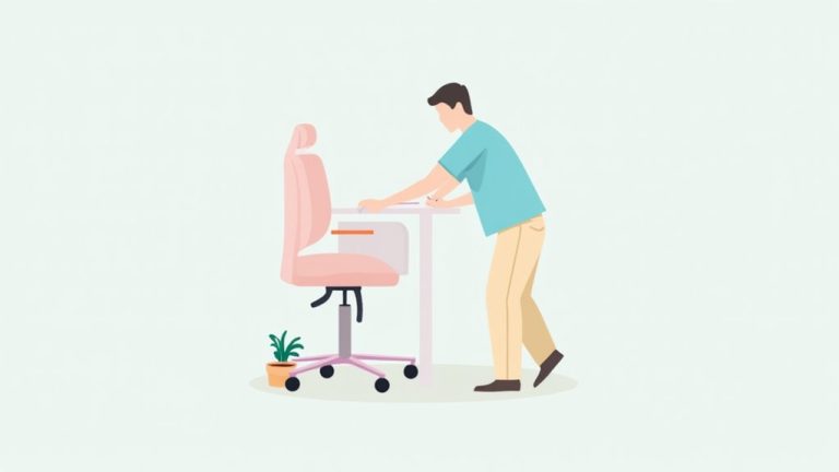 adjust chair height lever