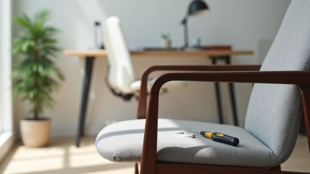 adjusting armrests for comfort