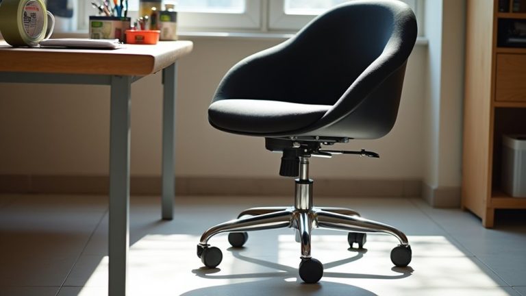 adjusting office chair height