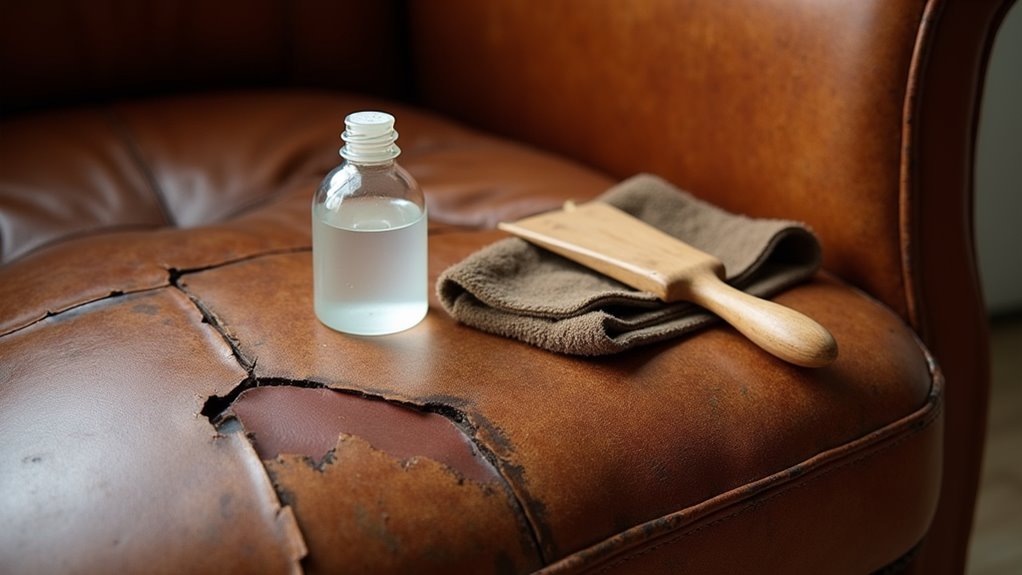 assess leather damage carefully