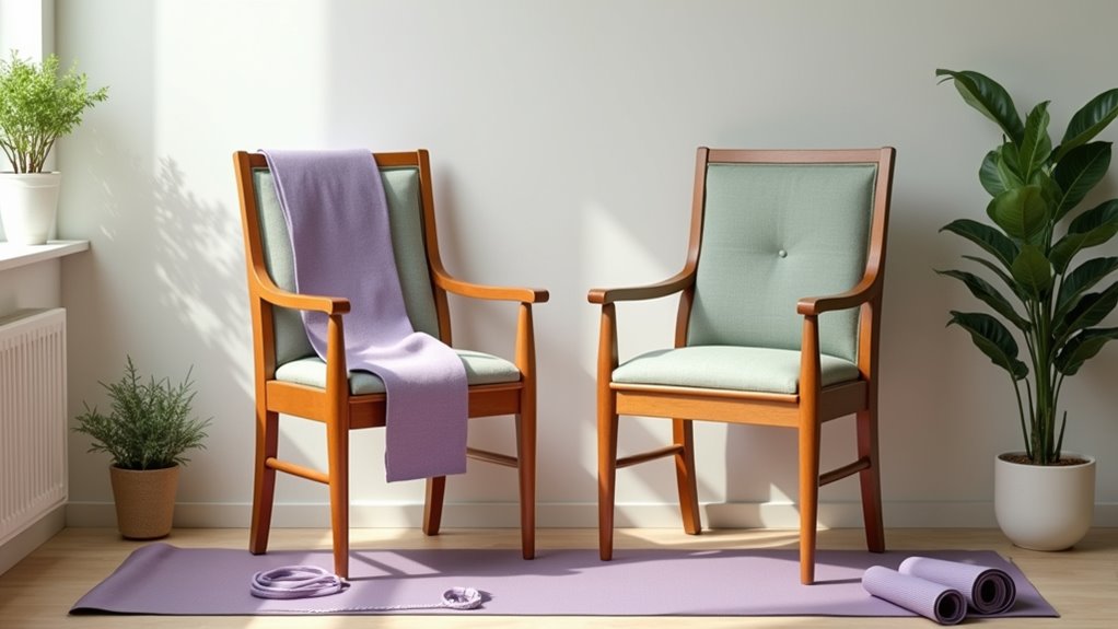 chair yoga enhances strength