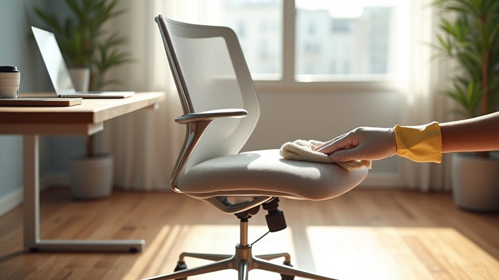 clean mesh office chair