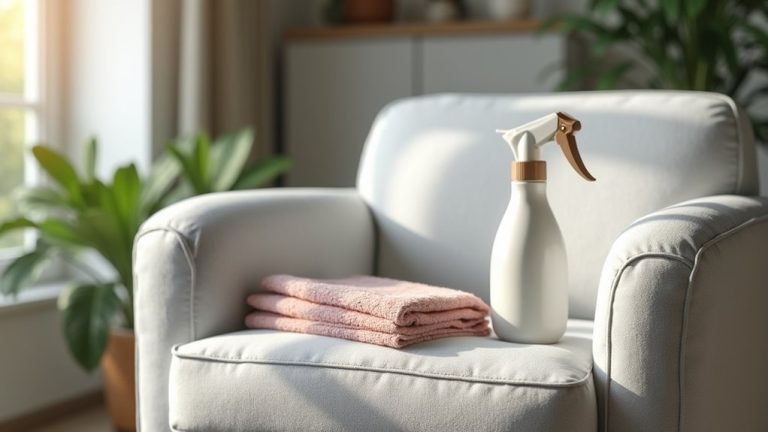 cleaning electric upholstered chair