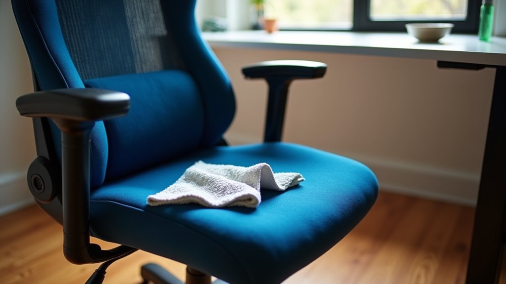 cleaning mesh and fabric chairs