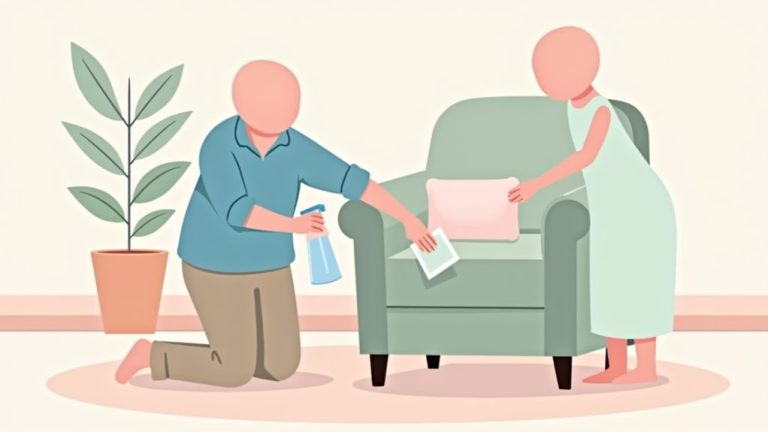 cleaning microfiber chair stains
