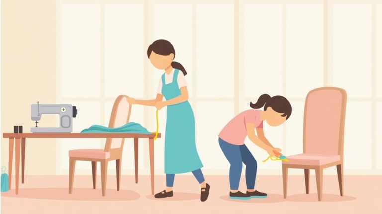 crafting chair slip covers