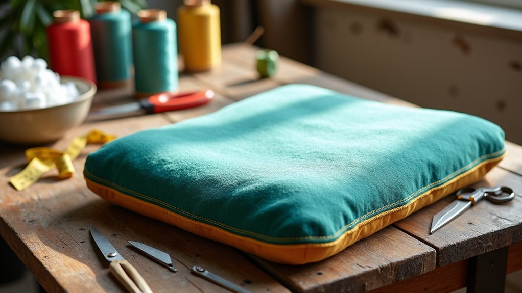 cushion filling and shaping