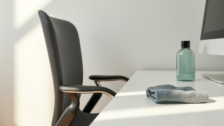 desk chair cleaning tips