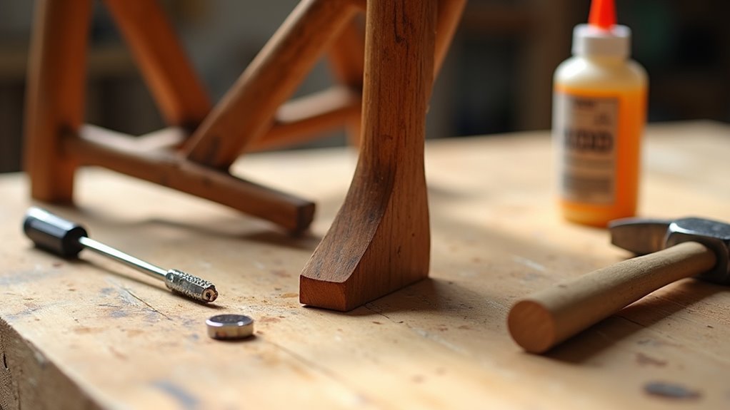 disassemble chair for repairs