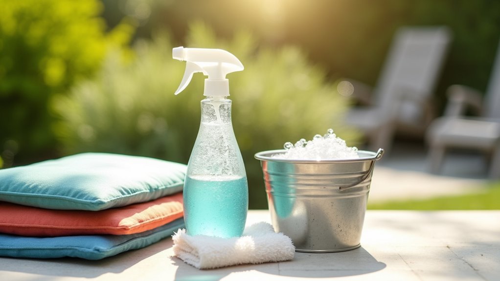 effective outdoor cushion cleaning