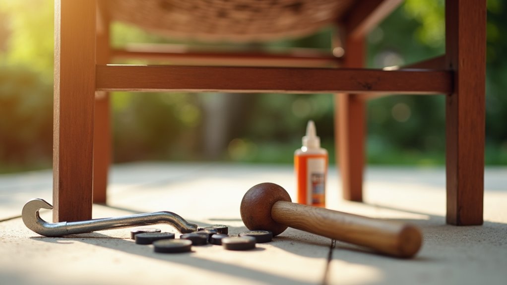 fixing wobbly chair issues
