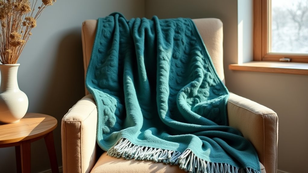 folding techniques for throws