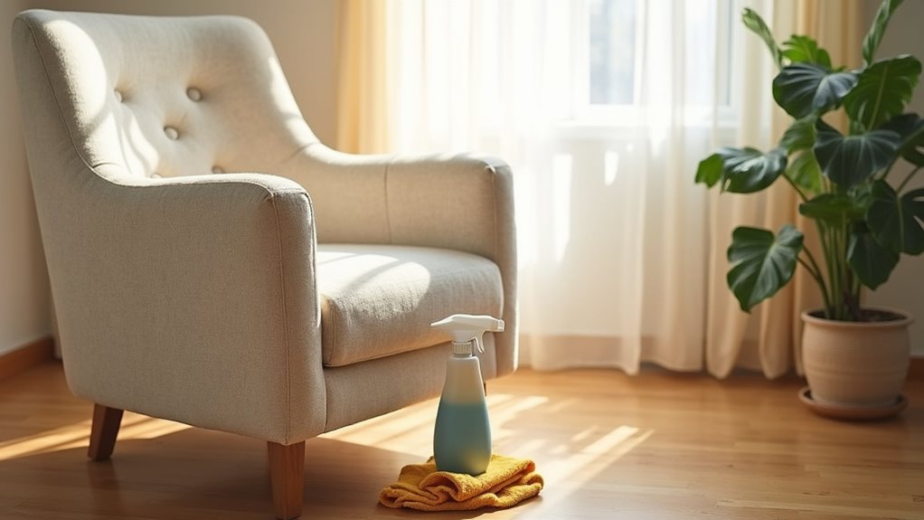 gentle fabric chair cleaning