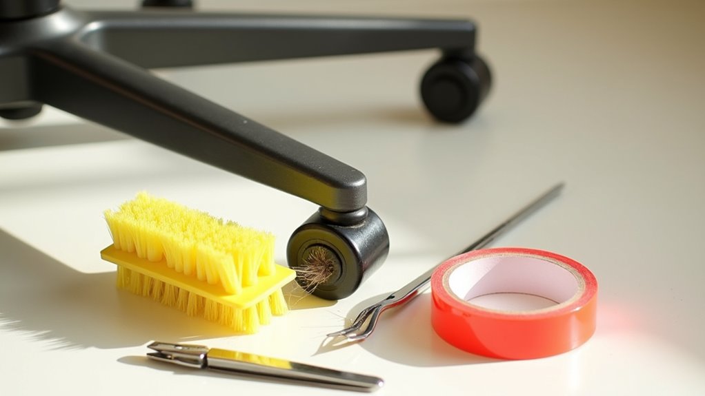 hair removal from wheels