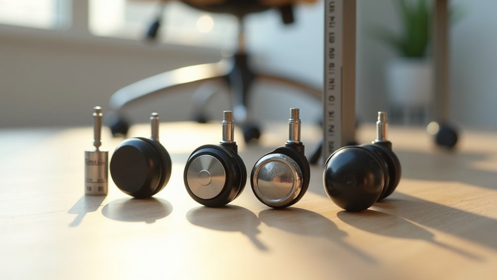 identify office chair wheels