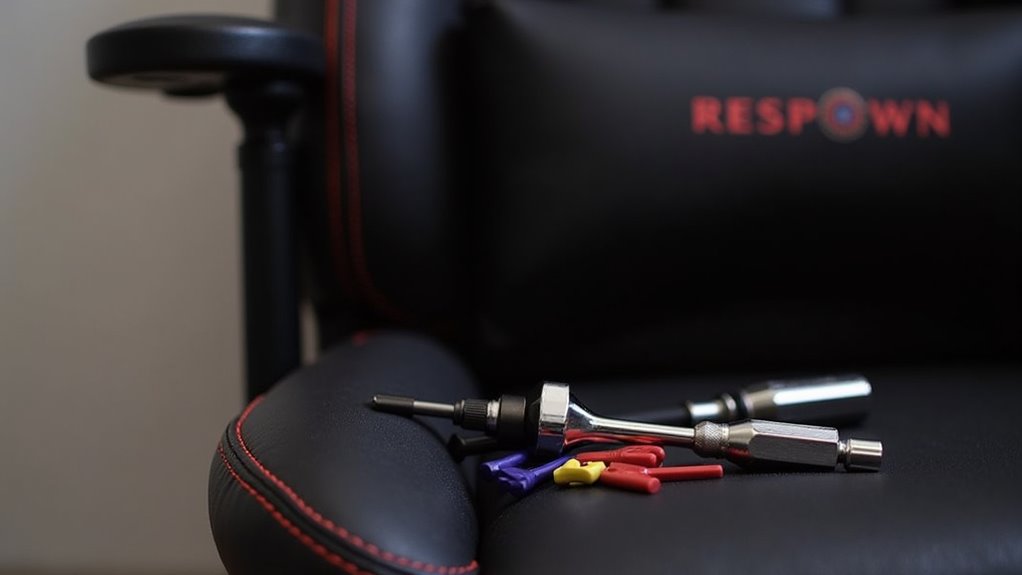 inspect and tighten armrests