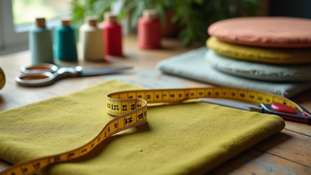 measure choose prepare cushions