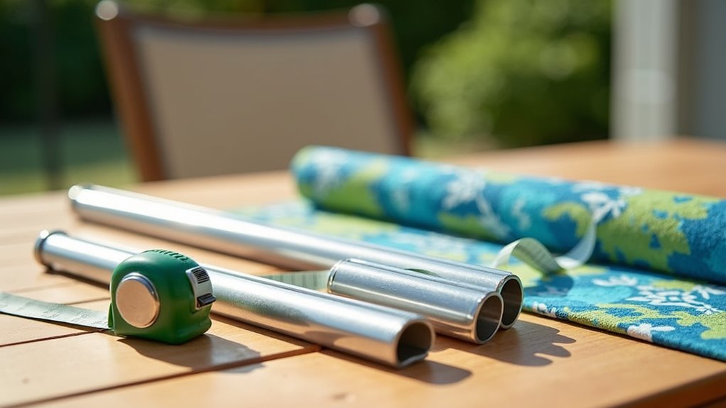 measure sling rails accurately