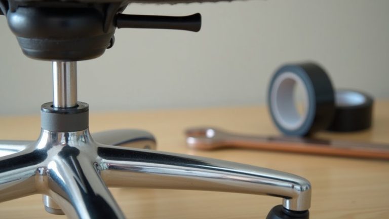 prevent office chair sinking