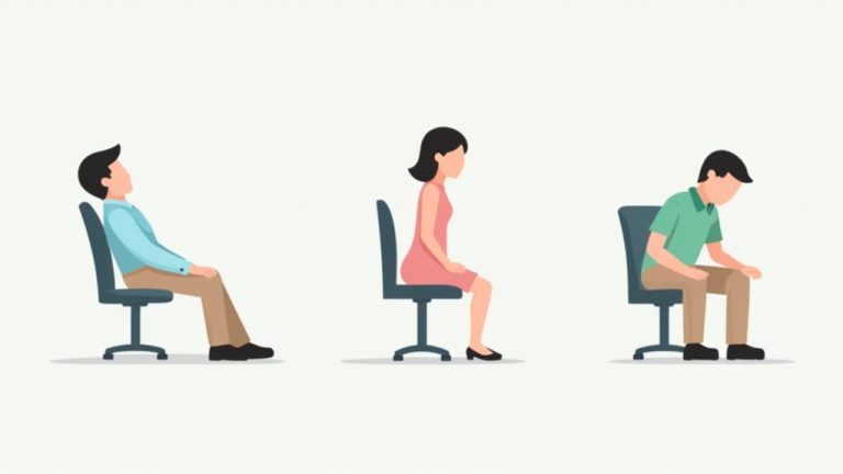 proper chair sitting posture