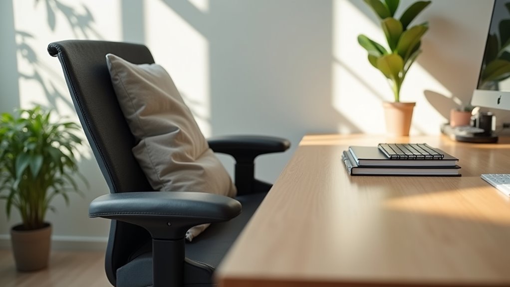 properly adjusted armrests enhance comfort