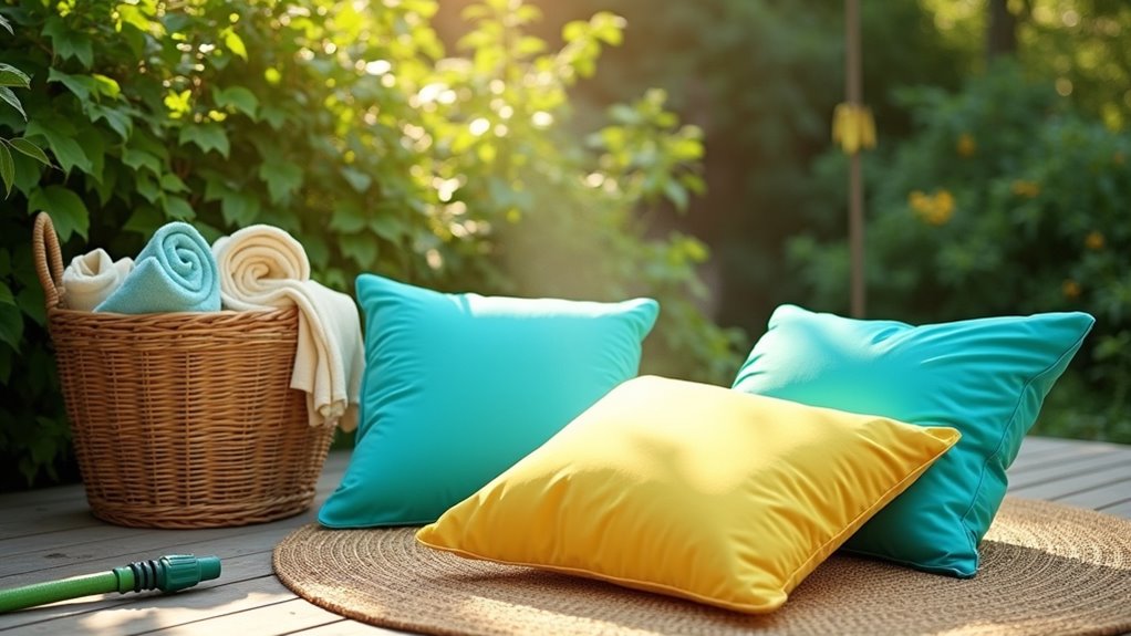 properly dry outdoor cushions