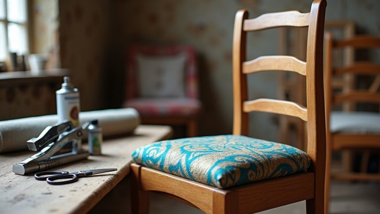 recovering a chair seat