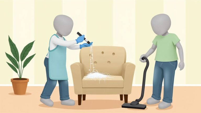 remove fiberglass from fabric