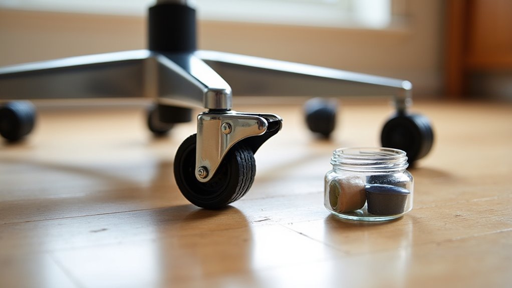 remove grip ring casters