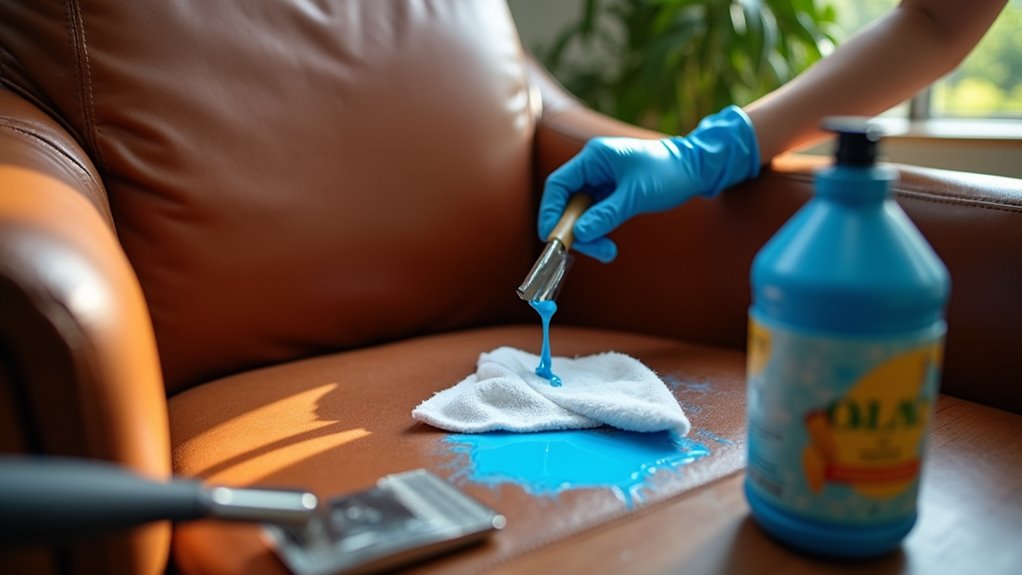 remove wet paint carefully