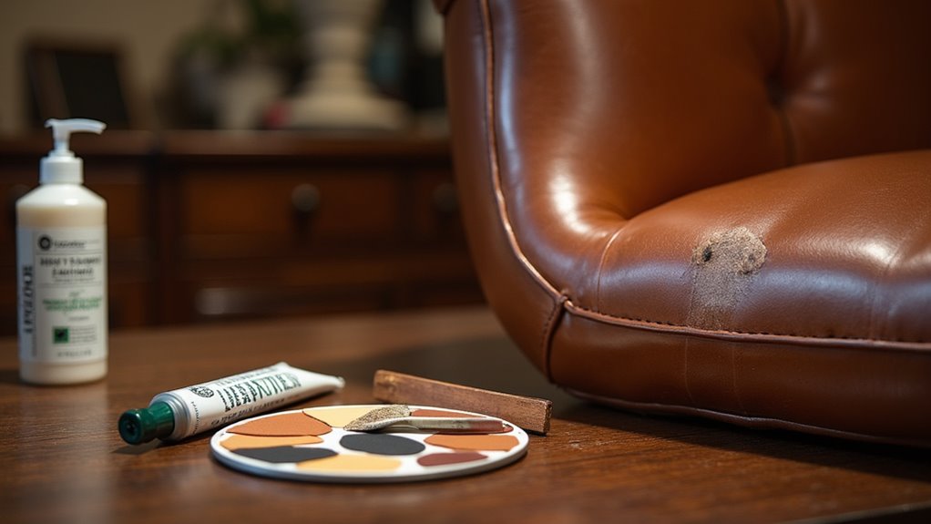repair leather chair tears