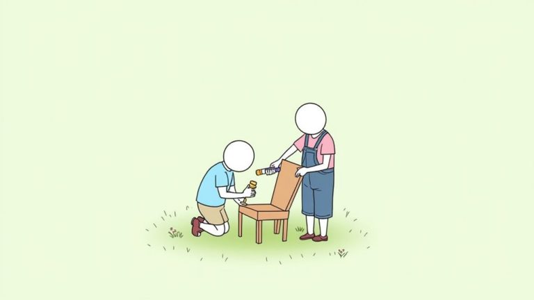 repairing a lawn chair