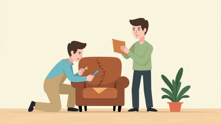 repairing leather chair damage