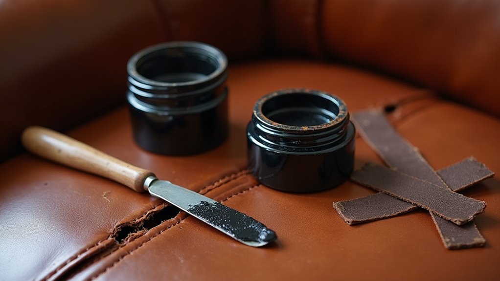 repairing leather chair tears