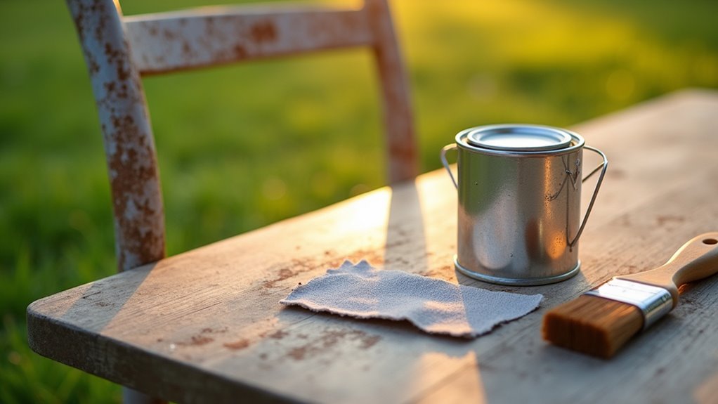 repairing patio chair rust