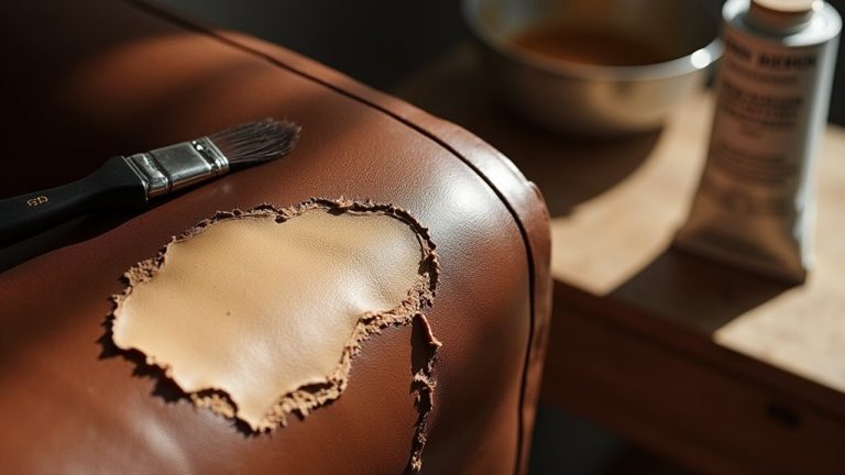 repairing torn leather chair