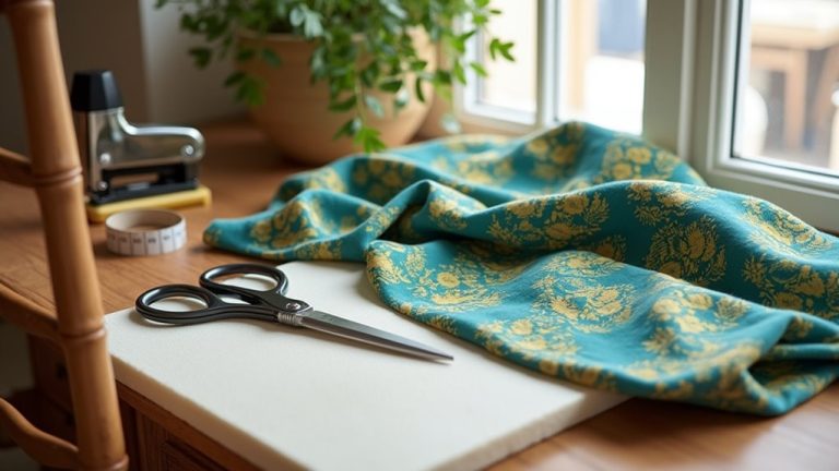 reupholster chair cushion steps