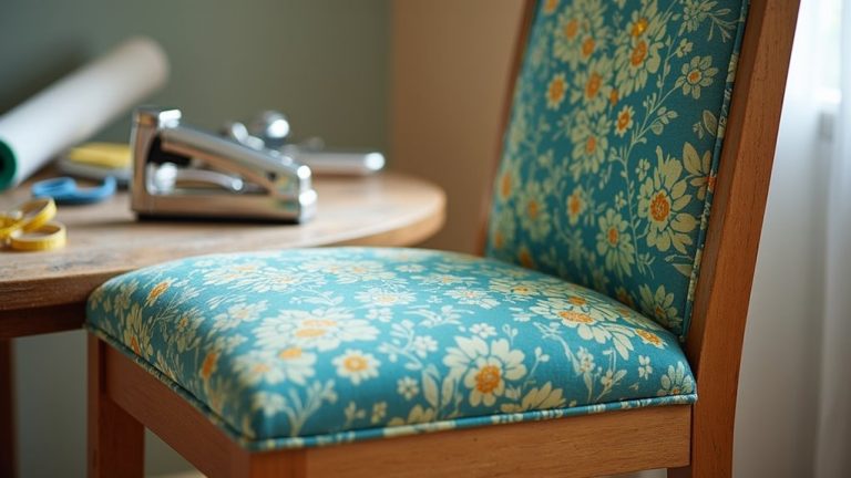 reupholster dining chair seat