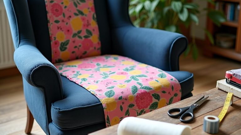 reupholster wingback chair instructions