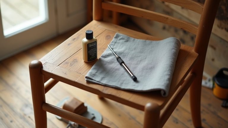 stabilize chair arm securely