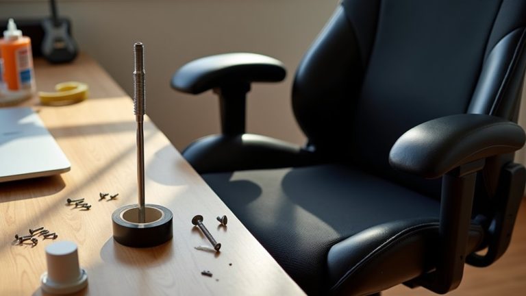 stabilize gaming chair arms