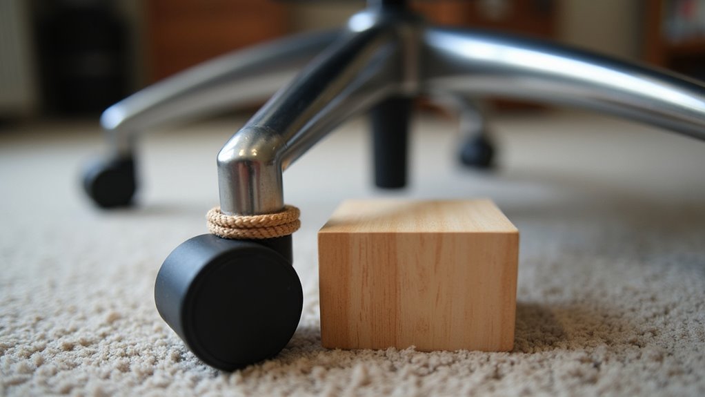 stop office chair sinking